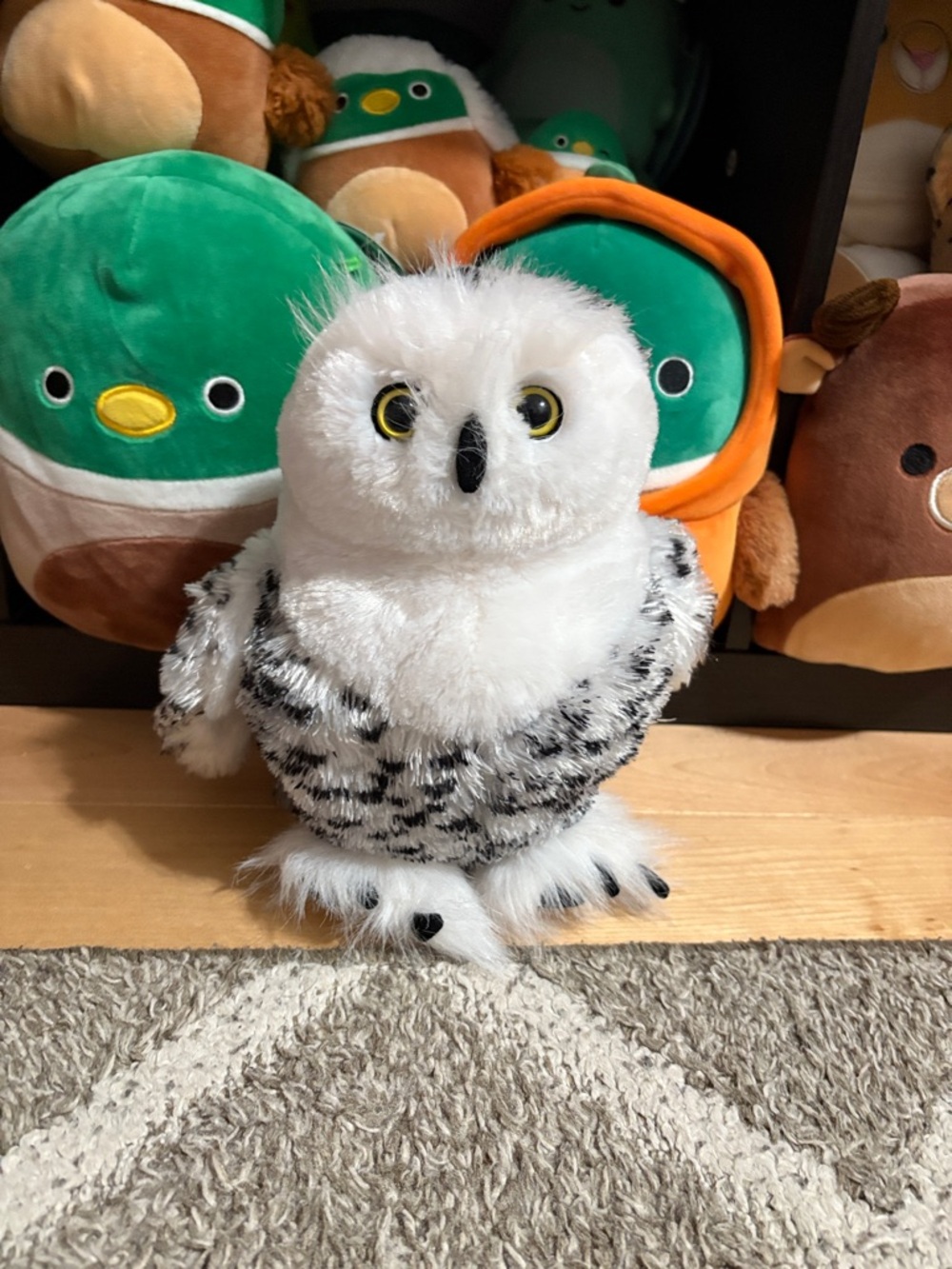 RETIRED webkinz by ganz snowy owl plush w bum tags